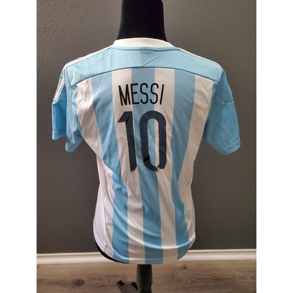 Pre-Owned Argentina Messi Authentic World Cup 2022 2-Star Jersey Size 28 *AS IS* - Picture 7 of 11